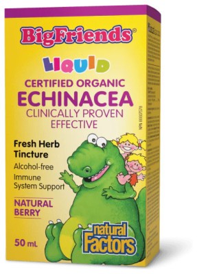 BigFriends Echinacea Alcohol- Free Fresh Herb Tincture for Kids - 50 ml