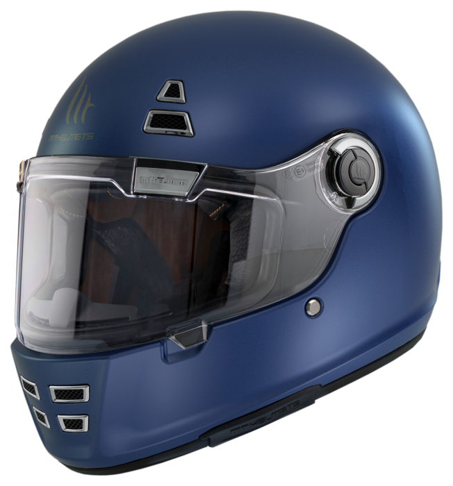Мотошолом MT Jarama Solid Matt Blue