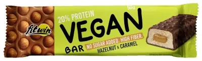 Vegan Bar - 12x50g Hazelnut &amp; Caramel