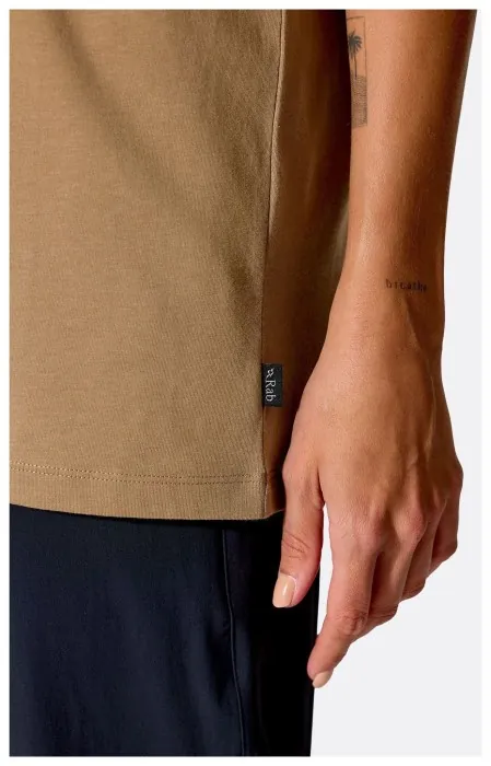 Футболка чоловіча Rab Stance Basecamp Badge Print Tee, Black Beluga
