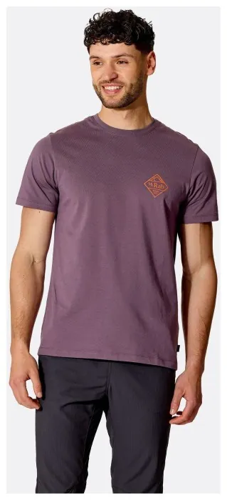 Футболка чоловіча Rab Stance Basecamp Badge Print Tee, Black Beluga