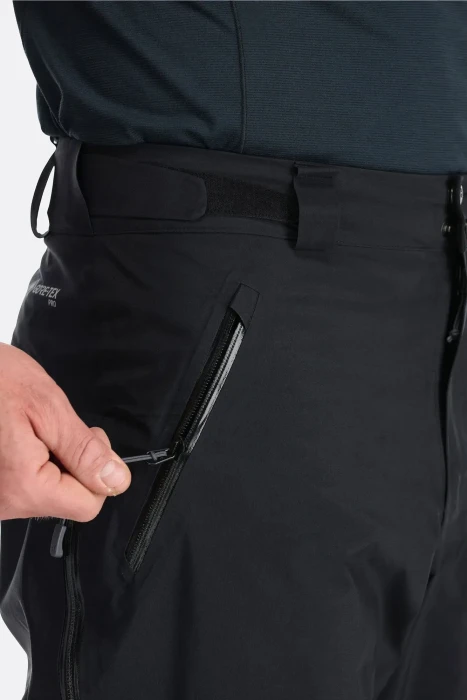 Штани чоловічі Rab Latok GTX Pants, Black, M, Regular