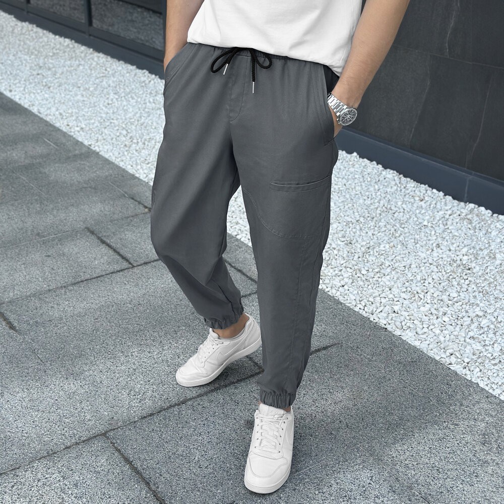 Джогери для чоловіків весняні Pobedov Vortex антрацит, укр, укр