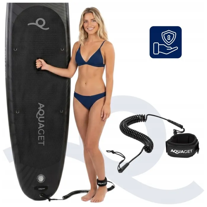 Надувная доска SUP Aquaget 350 см с веслом AQ0040 Black