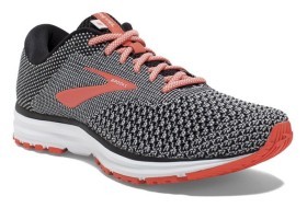 Кроссовки женские Brooks REVEL 2 W 41 (9.5US) Black/light grey/coral (1202811B072)