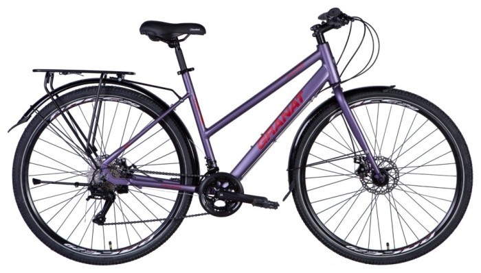 Велосипед 28" Dorozhnik GRANAT W 24 (лавандовий (м)), укр, укр