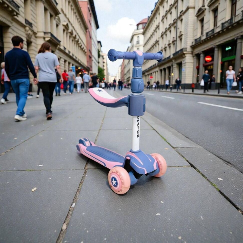 Самокат-Товкар Maraton Flex G pink (1 шт), укр, укр