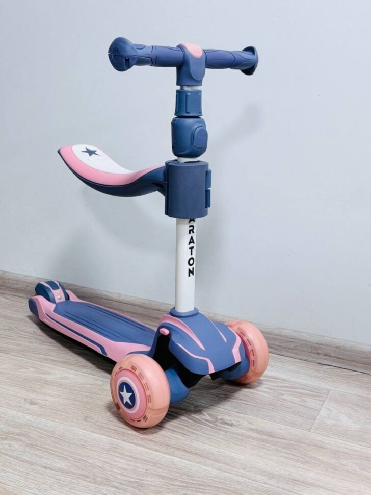 Самокат-Товкар Maraton Flex G pink (1 шт), укр, укр