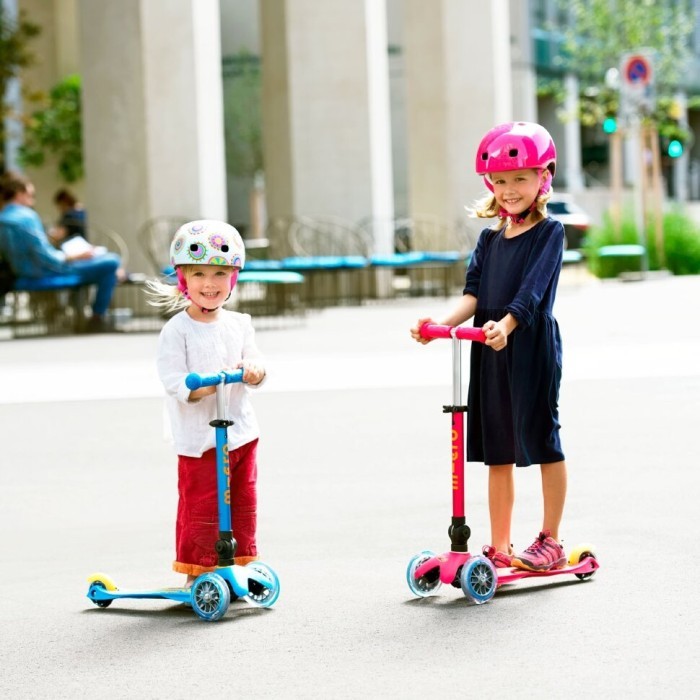 Защитный шлем MICRO - МАЛИНОВЫЙ (52-56 сm, M)