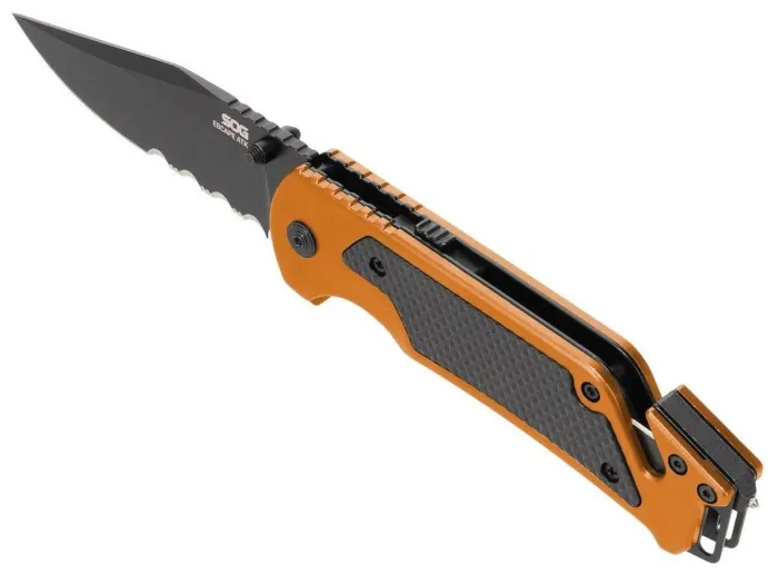 Нож складной SOG Escape ATK 2.0, Hi-Viz Orange