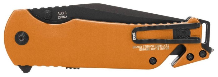 Нож складной SOG Escape ATK 2.0, Hi-Viz Orange