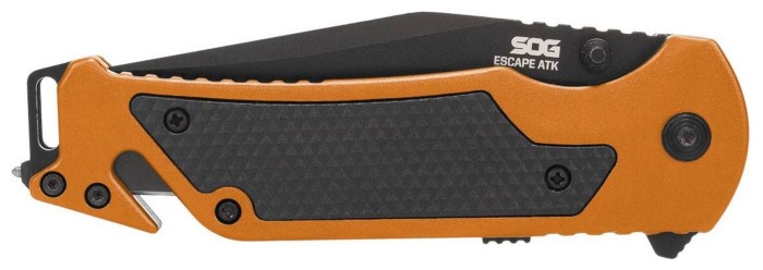 Нож складной SOG Escape ATK 2.0, Hi-Viz Orange