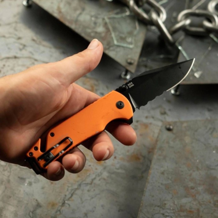 Нож складной SOG Escape ATK 2.0, Hi-Viz Orange