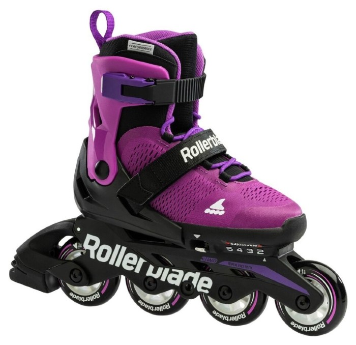Ролики дитячі Rollerblade Microblade Black Purple 2023