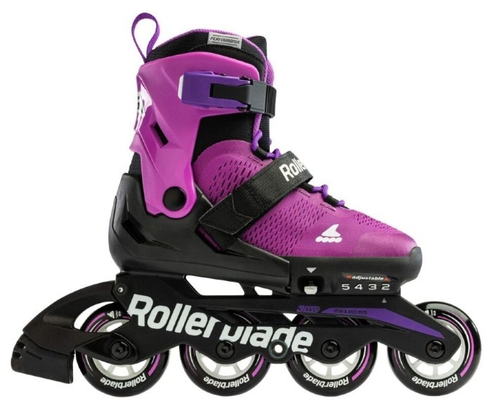 Ролики дитячі Rollerblade Microblade Black Purple 2023