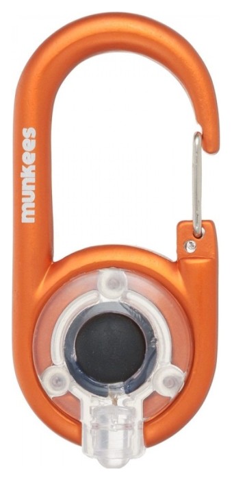 Брелок-фонарик Munkees 1078 Carabiner LED orange Брелок-фонарик Munkees 1078 Carabiner orange