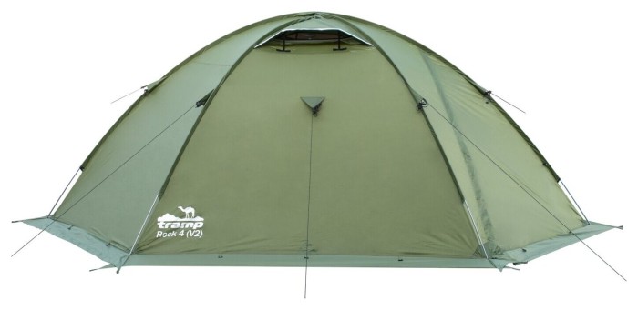Палатка Tramp ROCK 4 (V2) зеленая (TRT-029-green)
