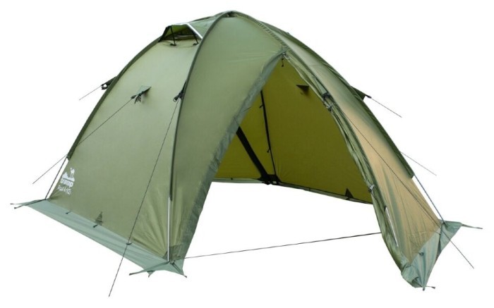 Палатка Tramp ROCK 4 (V2) зеленая (TRT-029-green)