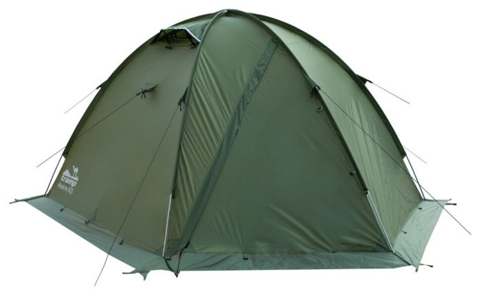 Палатка Tramp ROCK 4 (V2) зеленая (TRT-029-green)