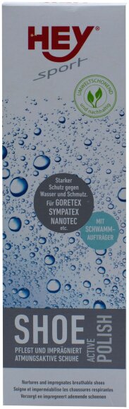 Водовідштовхуюче просочення для взуття HeySport Activ-Polish 75ml, Чорний, укр
