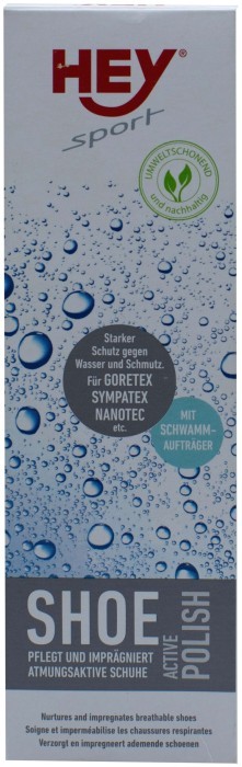 Водовідштовхуюче просочення для взуття HeySport Activ-Polish 75ml, Чорний, укр, укр