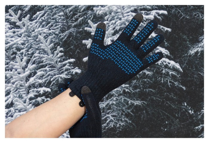 Перчатки водонепроницаемые Dexshell ThermFit 3.0 Gloves, темно-голубые, размер L