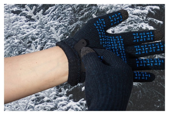 Перчатки водонепроницаемые Dexshell ThermFit 3.0 Gloves, темно-голубые, размер L