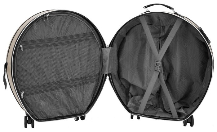 Валіза Semi Line 24" (M) Champagne/Black (T5674-3)