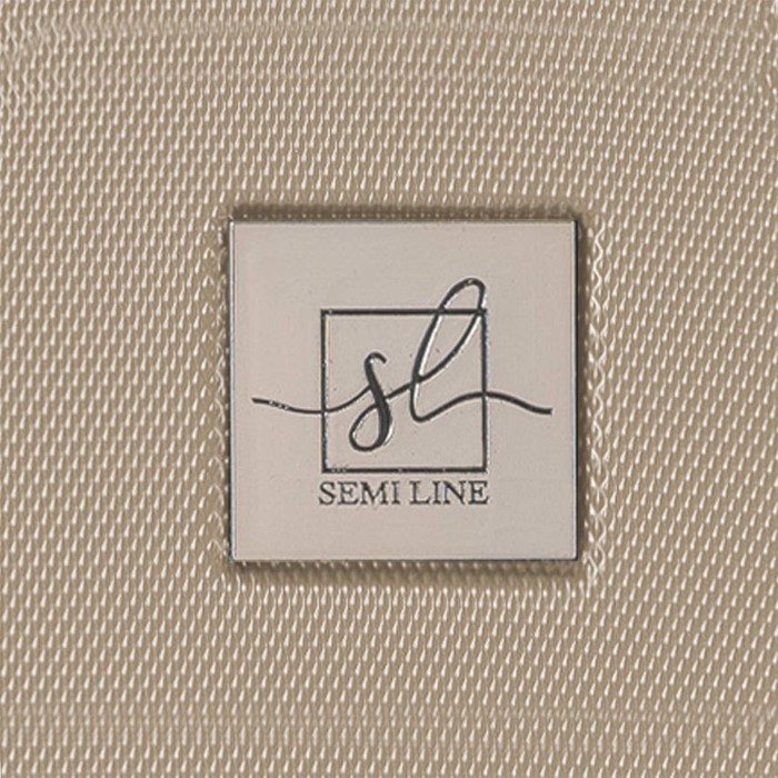 Валіза Semi Line 24" (M) Champagne/Black (T5674-3)