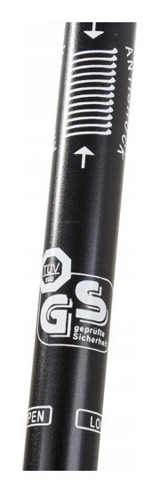 Палка для скандинавской ходьбы EasyFit Energia черная