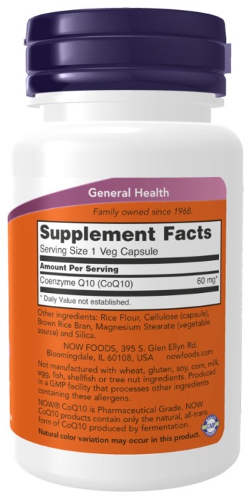 CoQ10 60mg - 60vcaps