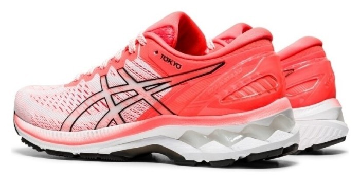 Кросівки для бігу Asics 1012A948 Gel-Kayano 27 Tokyo White Sunrise Red 2021