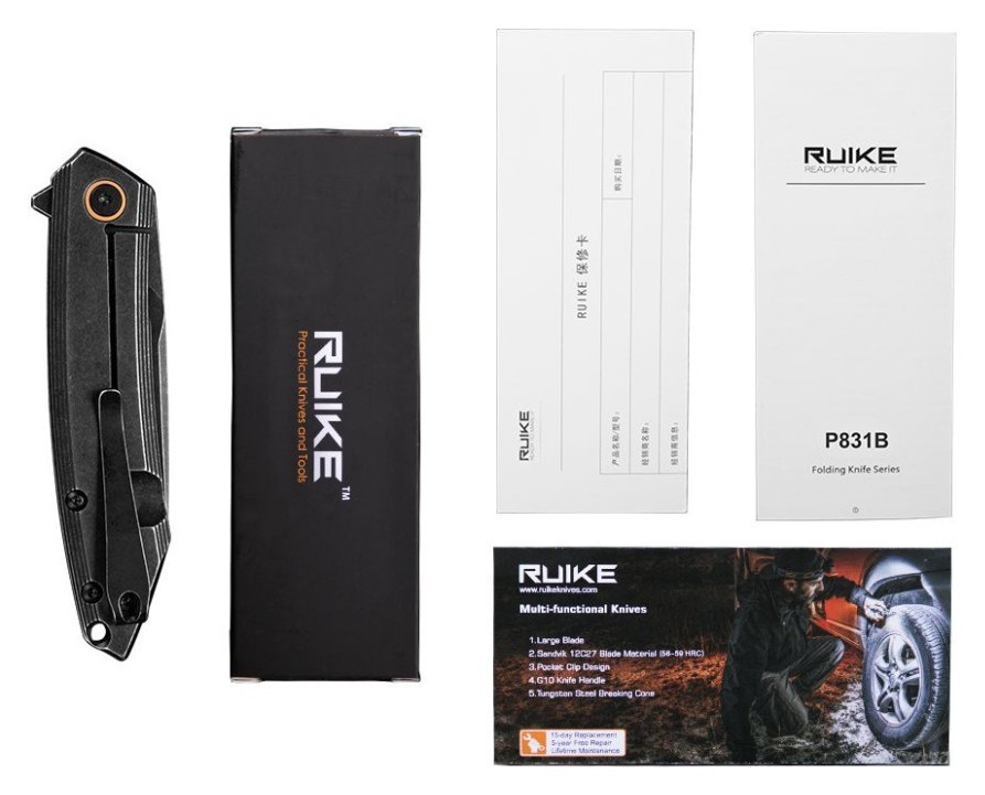 Нож складной Ruike P831S-SB