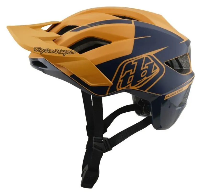 Вело шолом TLD FLOWLINE SE HELMET; HYDRO [MUSTARD / BLACK IRIS] M/L (OBOD_110024023)