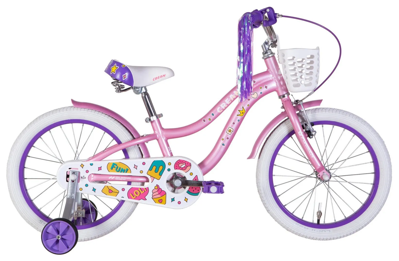 Велосипед AL 18" Formula Kid CREAM BH рама-9" бузковий 2026 (OPS-FRK-18-182)
