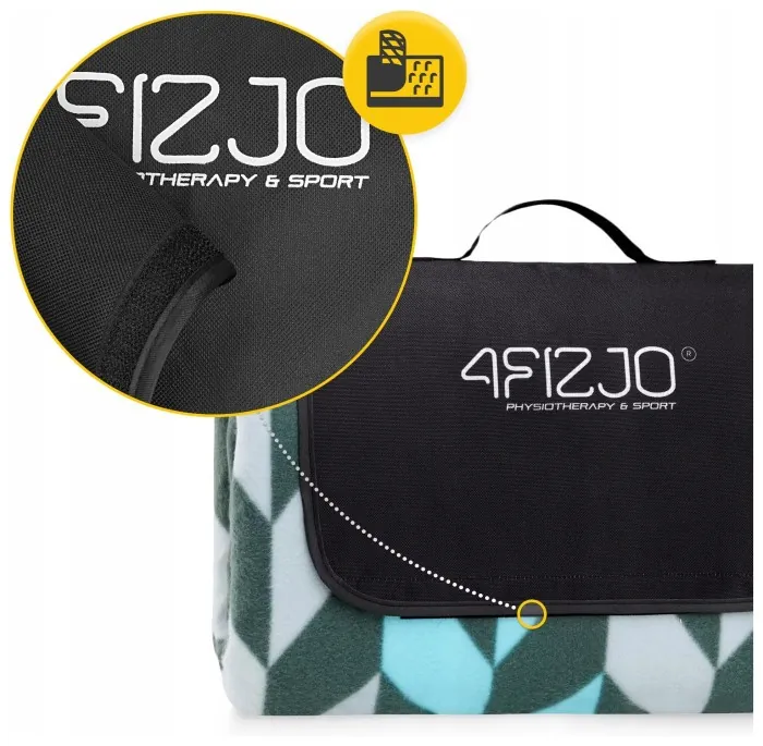 Килимок для пікніка та кемпінгу 4FIZJO 200 x 200 см складний (P-5907739317193)