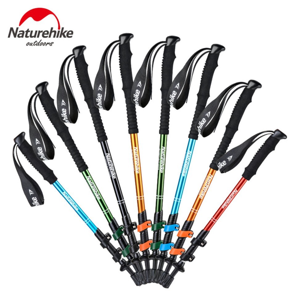 Трекинговая палка 3-сек. Naturehike Women 6061 AL NH17D001-Z, 57-120 см, алюминий, зеленый