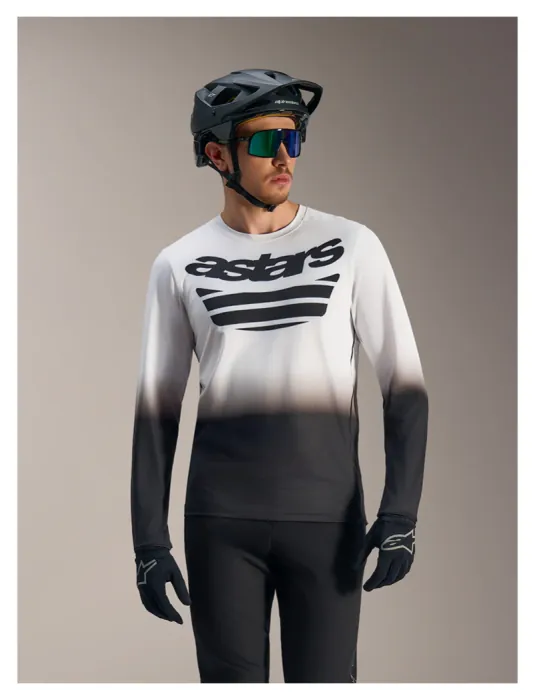 Джерси Alpinestars A-DURA ASTARS LS JERSEY 2.0 WHITE/BLACK, L