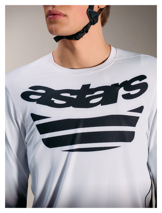 Джерси Alpinestars A-DURA ASTARS LS JERSEY 2.0 WHITE/BLACK, L