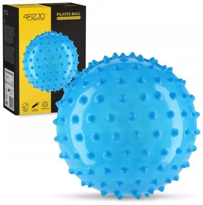 М'яч для пілатесу, йоги, реабілітації 4FIZJO 20 см (масажний) Blue (P-5905973402354)