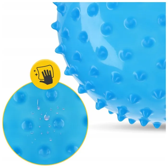 М'яч для пілатесу, йоги, реабілітації 4FIZJO 20 см (масажний) Blue (P-5905973402354)
