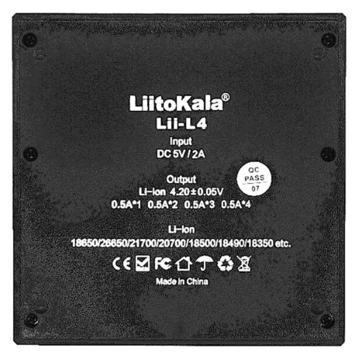 Универсальное зарядное устройство для LiitoKala Lii-L4 на 4 канала