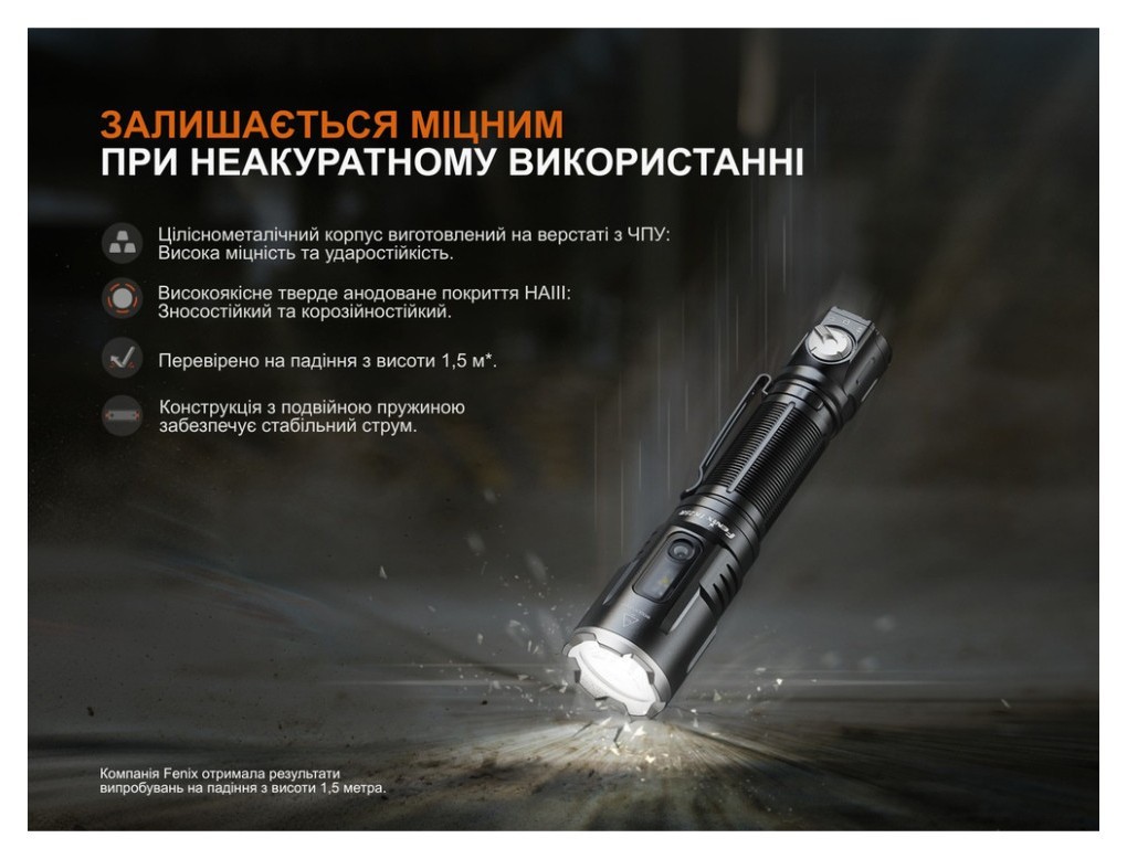 Ліхтар ручний Fenix TK25R, укр, укр