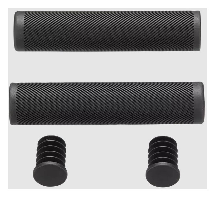 Гріпси Specialized ( S210800006 ) BAR GRIPS, KIDS SLIDE ON, 110MM LENGTH, 24MM THICK, 19MM DIAMETER BAR MOUNT, RUBBER, CLOSED END, BLACK 2024, укр, укр
