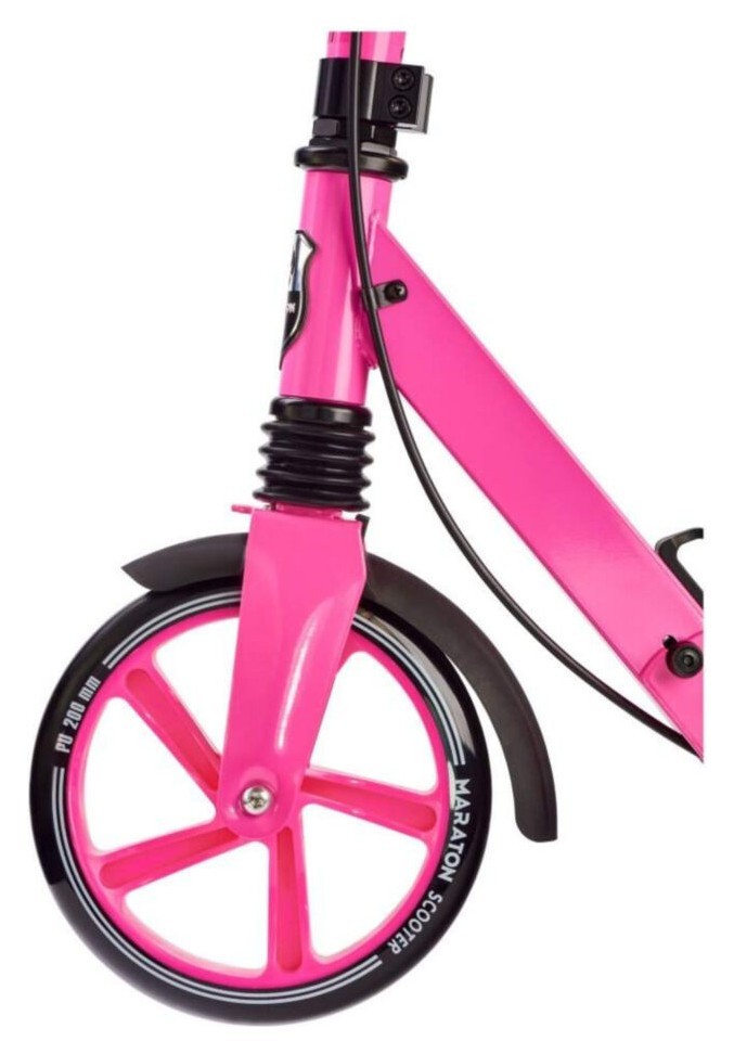 самокат Maraton RIDER pink, укр, укр