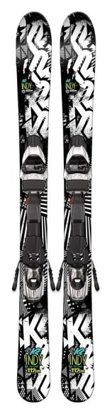 Лежи горные комплект для подростков K2 INDY+MOD 7.0 FASTRAK II L 245-330 124см Grey/black/white (1050806.110.1+1021018.110.1)