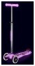 Самокат MICRO серии "Maxi Deluxe Glow LED" – сияющий-пурпурный (до 50 kg, 3-х колесный, свет) Фото - 5