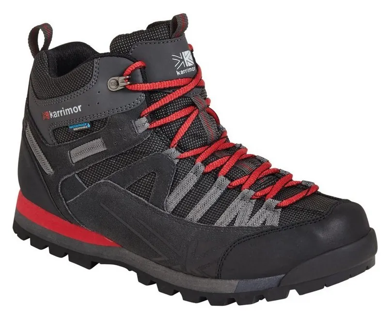 Черевики трекінгові чоловічі Karrimor SPIKE MID 3 WEATHERTITE M 44 (10.0UK) Black/red (K949-BKR) (9.0UK (43) 275мм black/red)