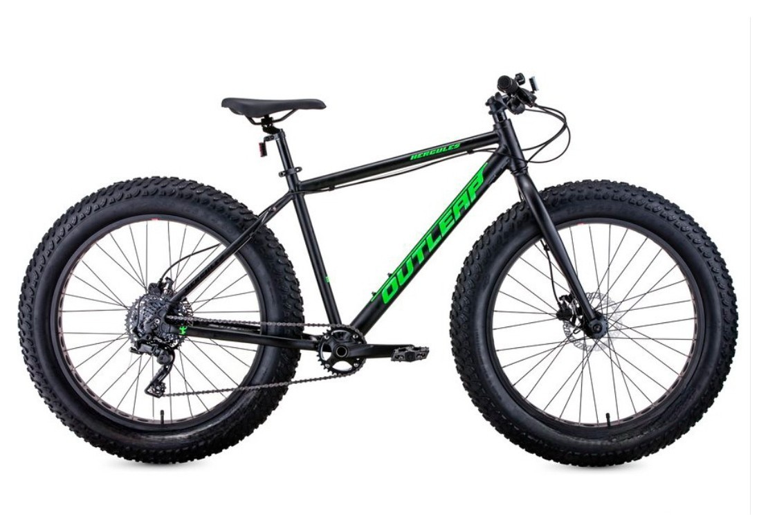 Велосипед Outleap Hercules 26" M Black Green, укр, укр