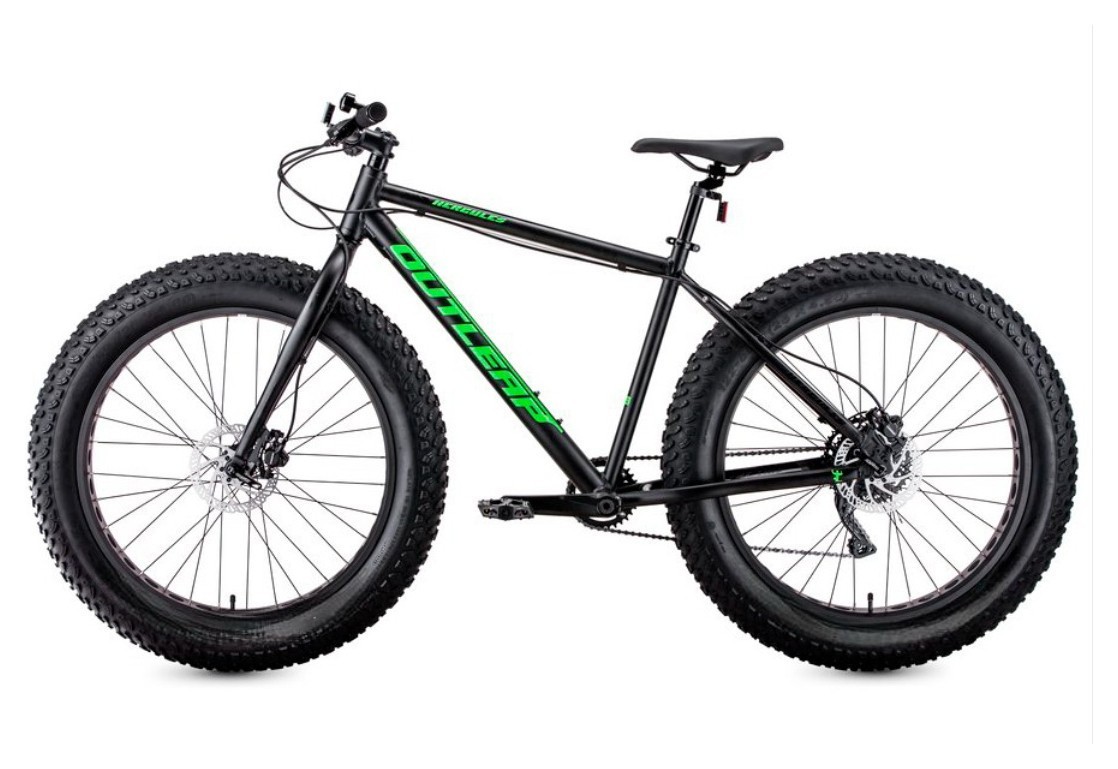 Велосипед Outleap Hercules 26" M Black Green, укр, укр